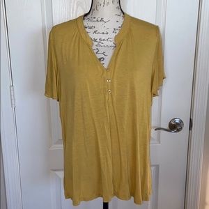 Mustard ModCloth Top 2X